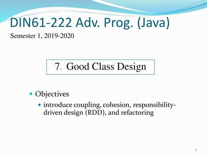 din61 222 adv prog java semester 1 2019 2020