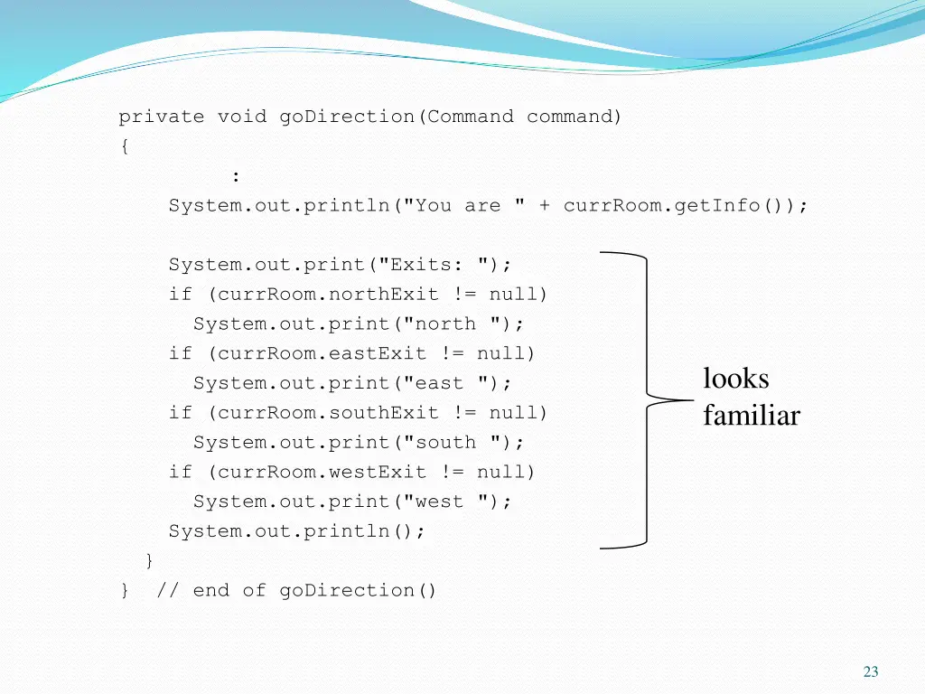 private void godirection command command system