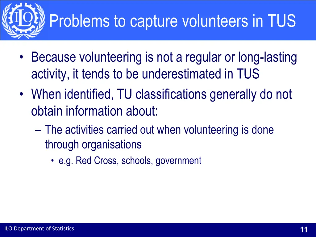 problems to capture volunteers in tus