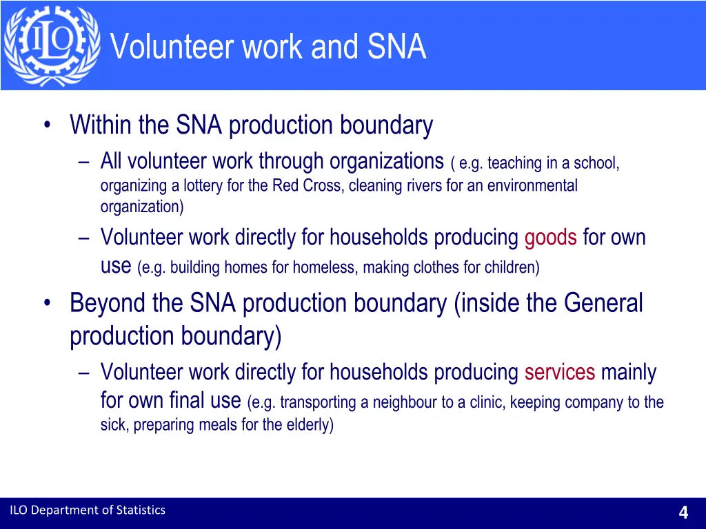 volunteer work and sna