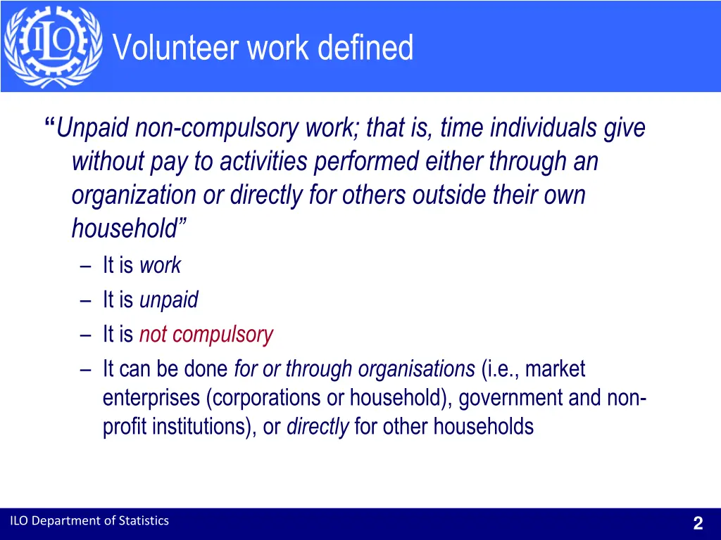 volunteer work defined