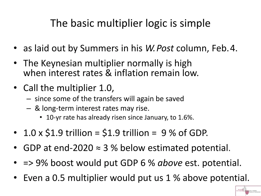 the basic multiplier logic is simple