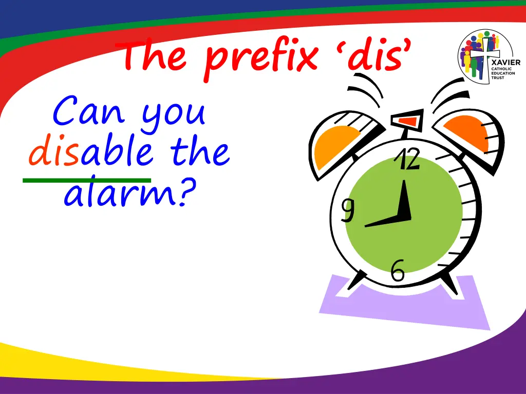 the prefix dis can you disable the alarm