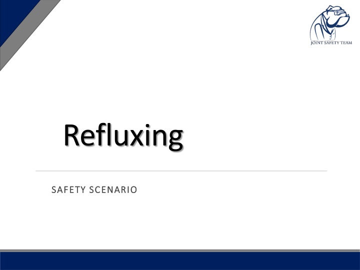 refluxing