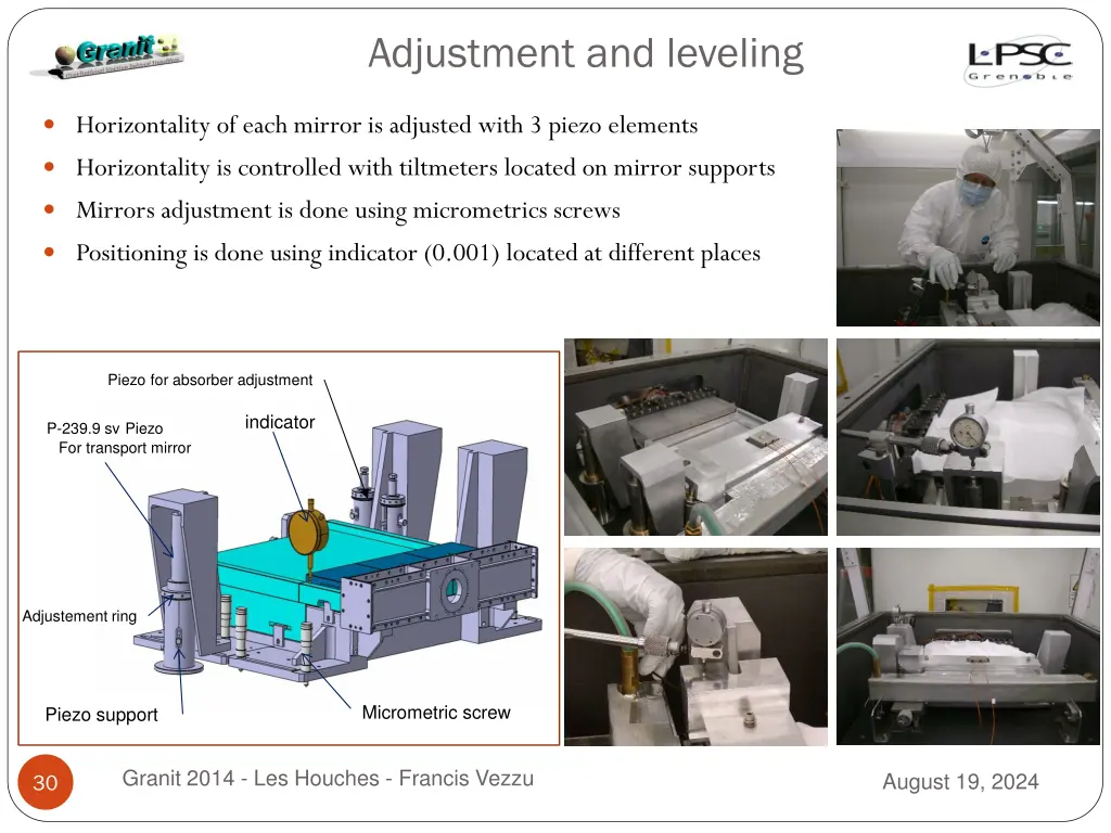 adjustment and leveling 1