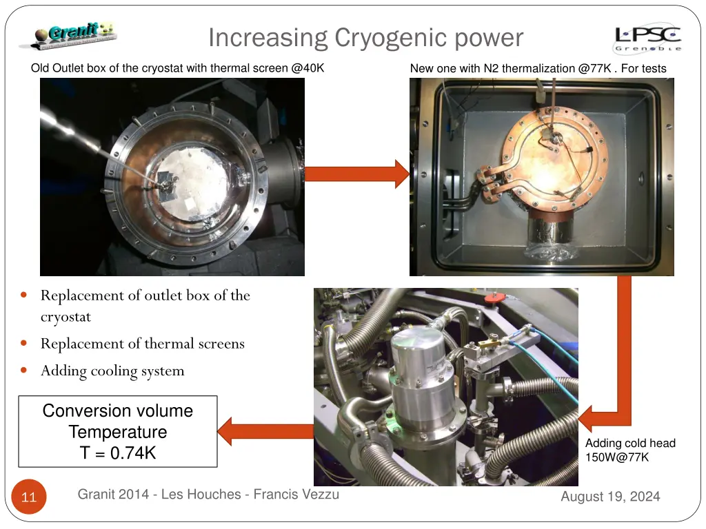 increasing cryogenic power