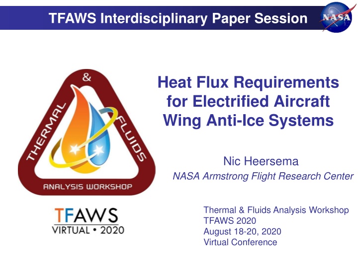 tfaws interdisciplinary paper session