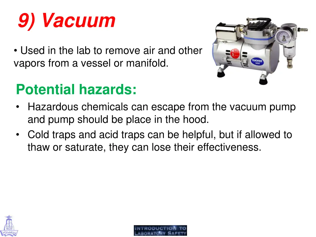 9 vacuum