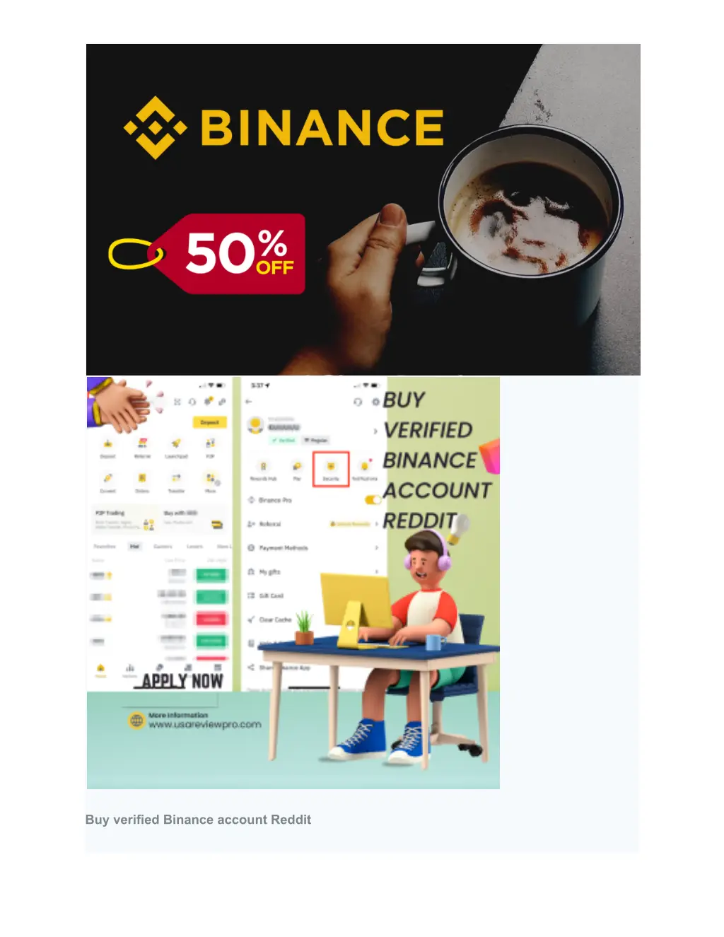 buy verified binance account reddit