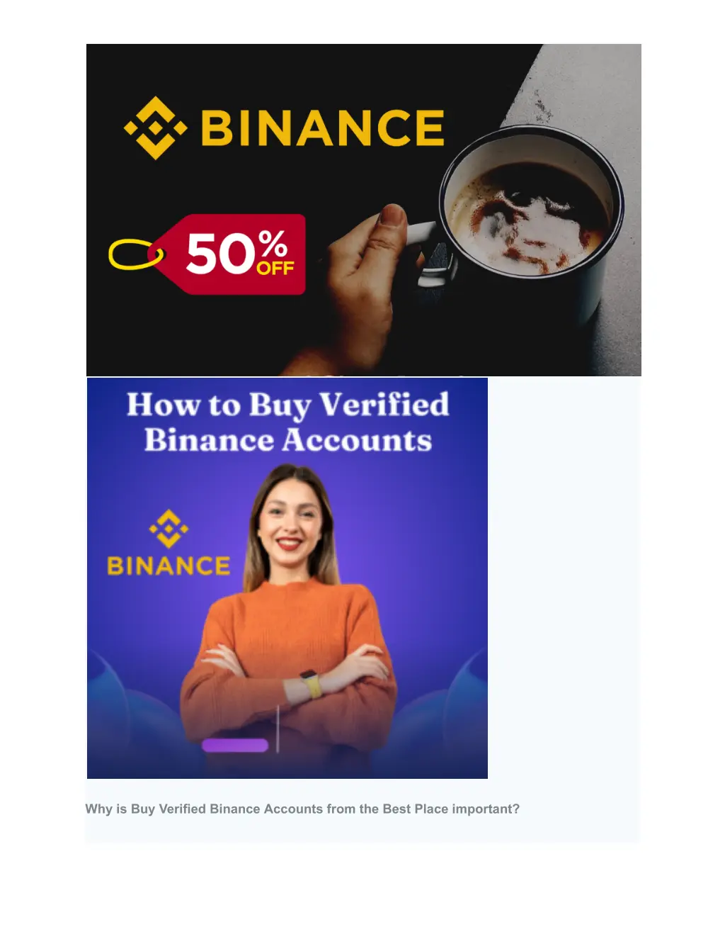 why is buy verified binance accounts from