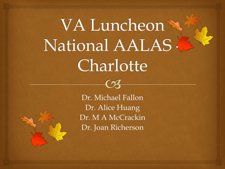 va luncheon national aalas charlotte