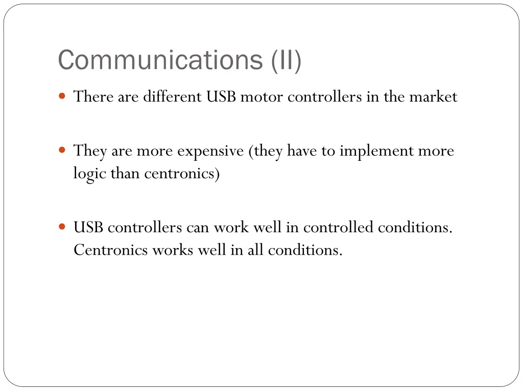 communications ii