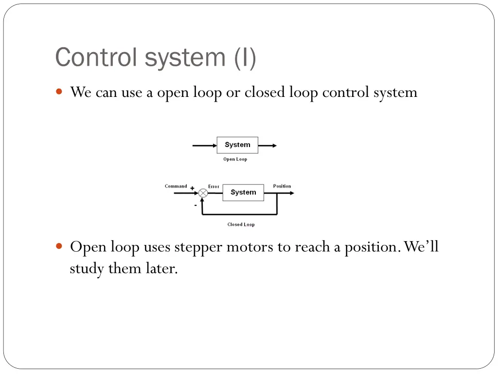 control system i