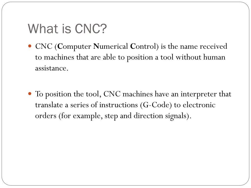 what is cnc