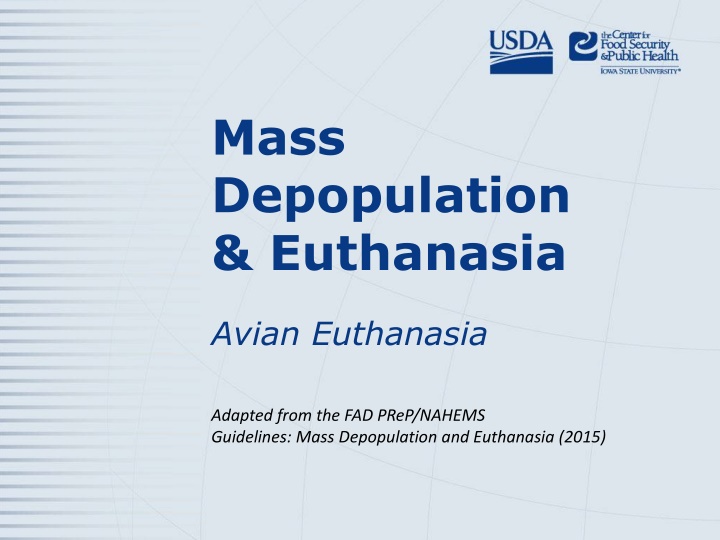 mass depopulation euthanasia