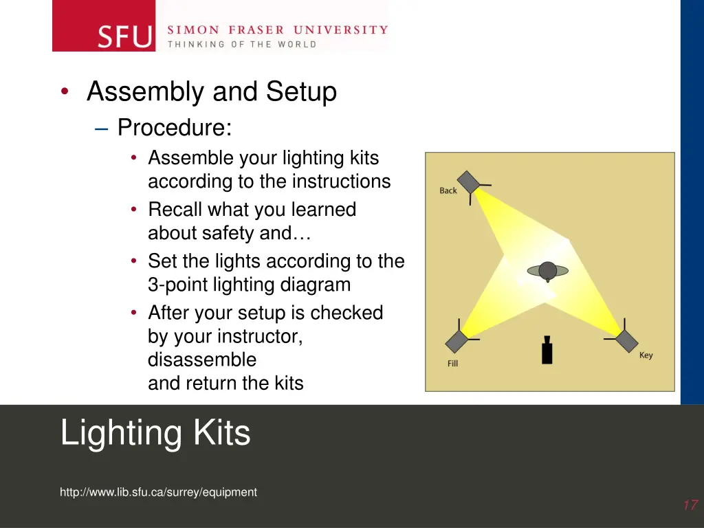 assembly and setup procedure assemble your