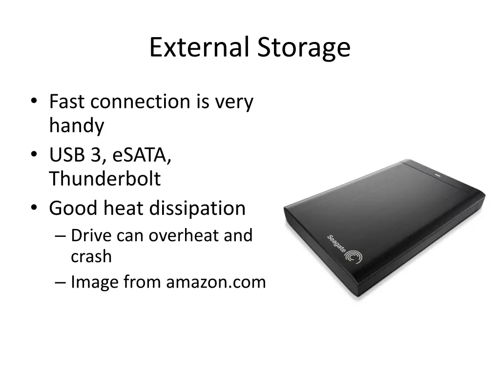 external storage