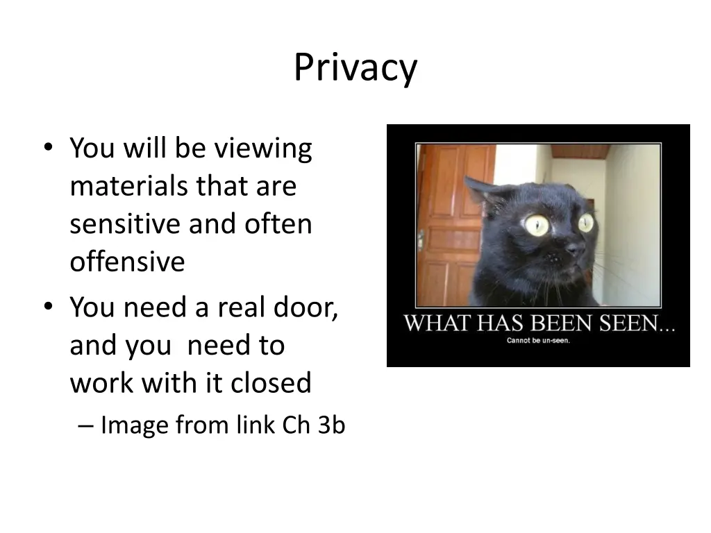 privacy