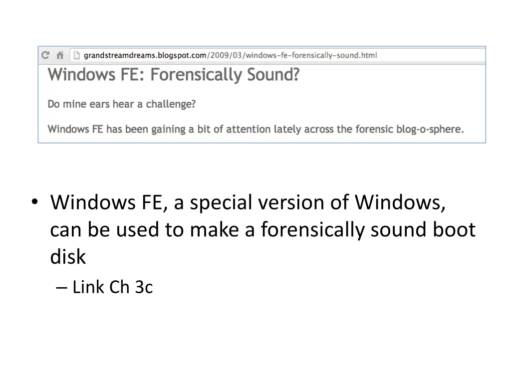 windows fe a special version of windows