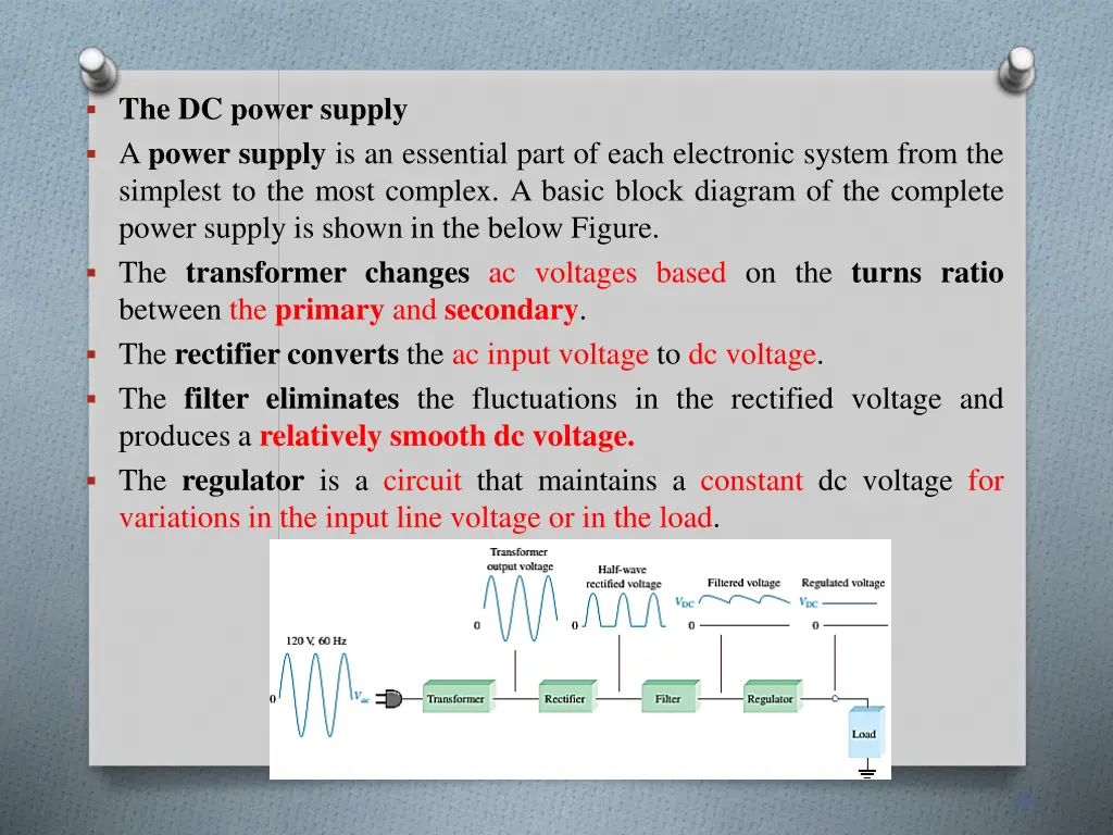 the dc power supply a power supply