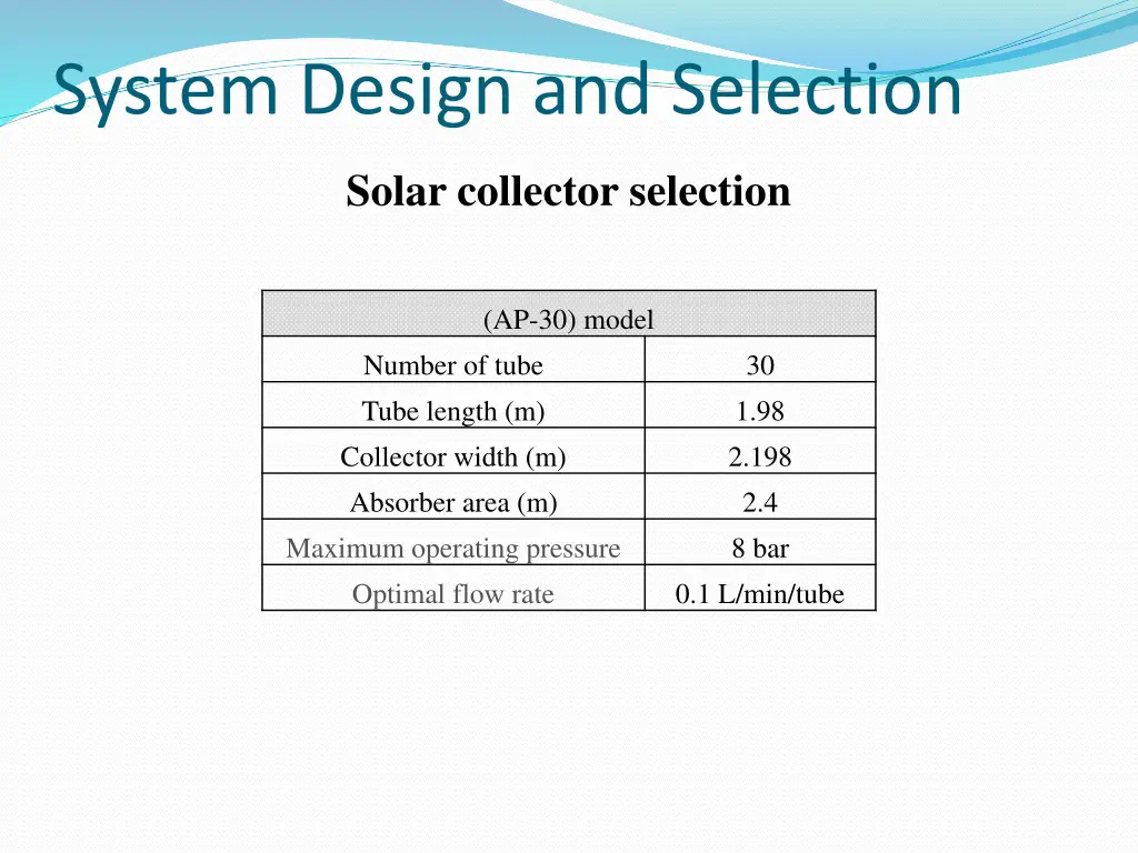 system design and selection 3