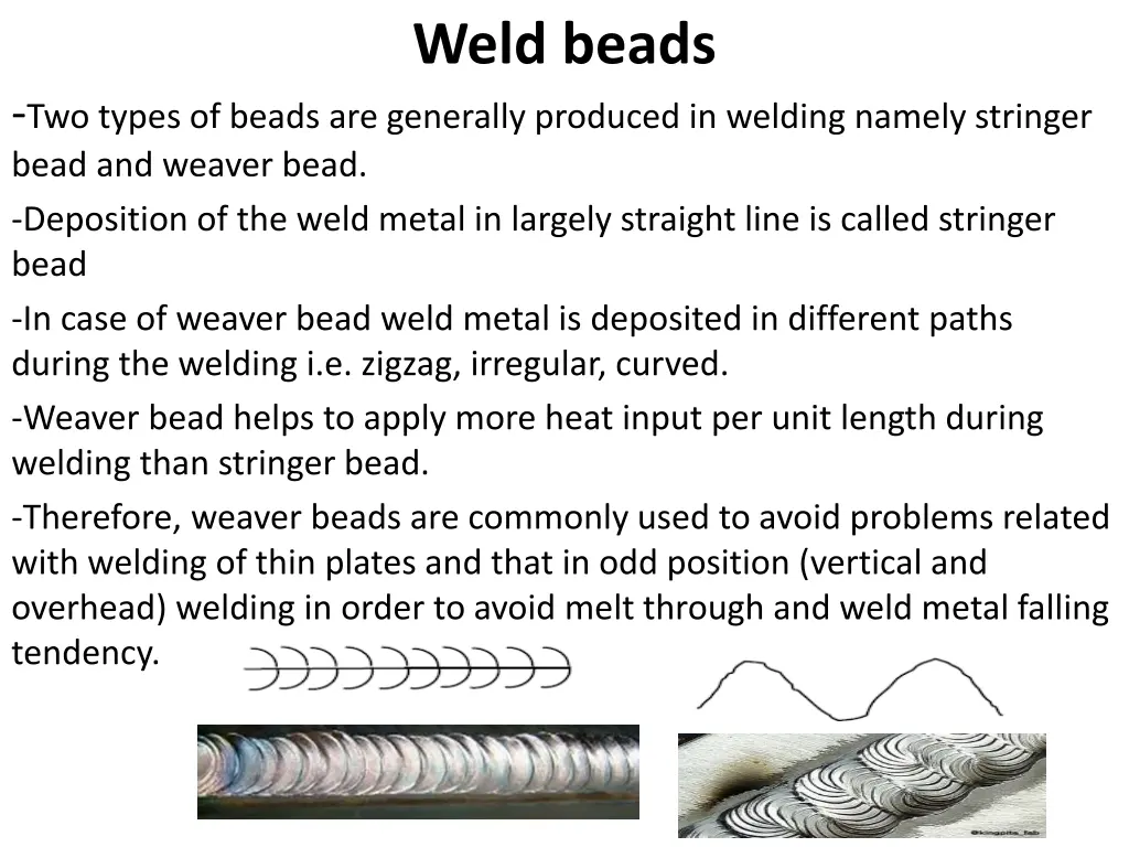 weld beads