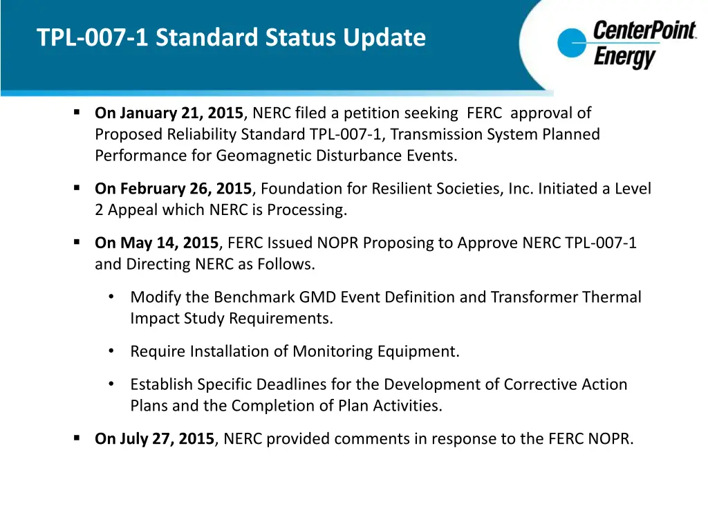 tpl 007 1 standard status update 1