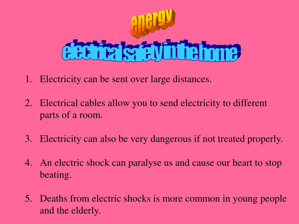 electrical safety in the home