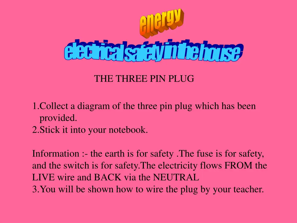 electrical safety in the house