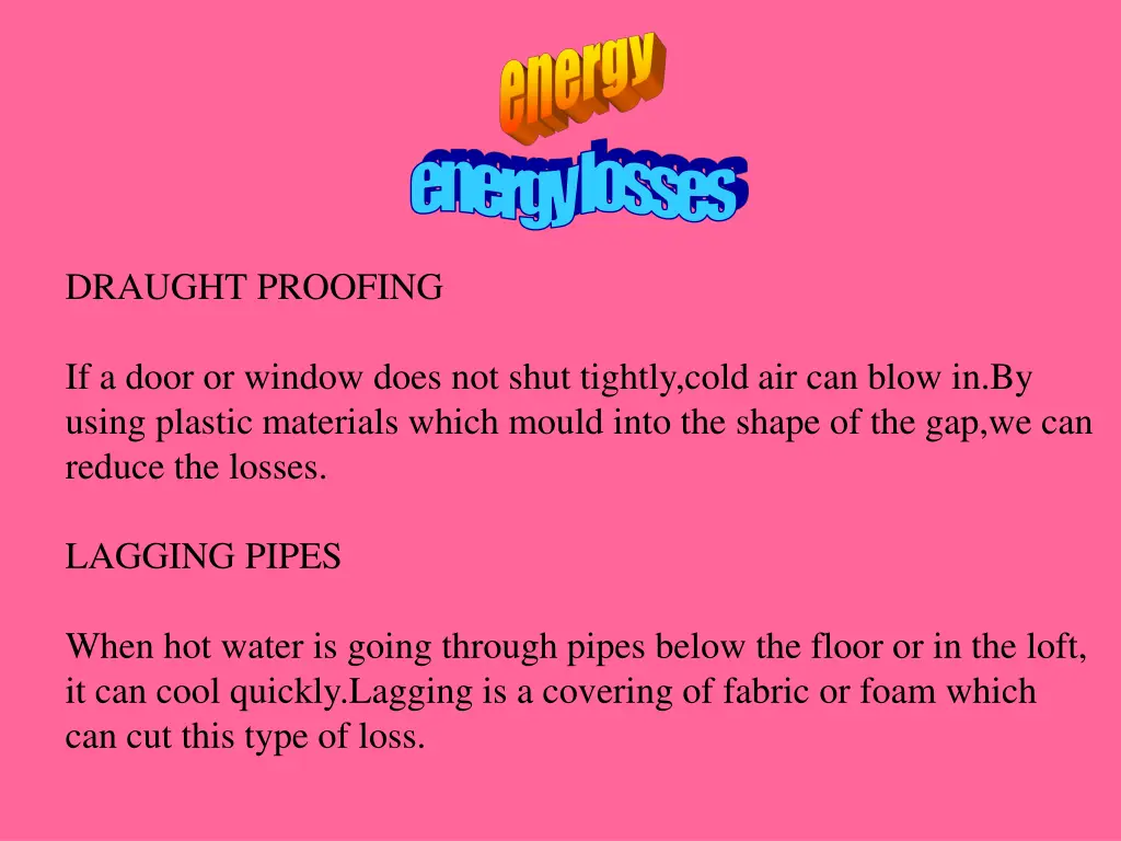 energy losses 2