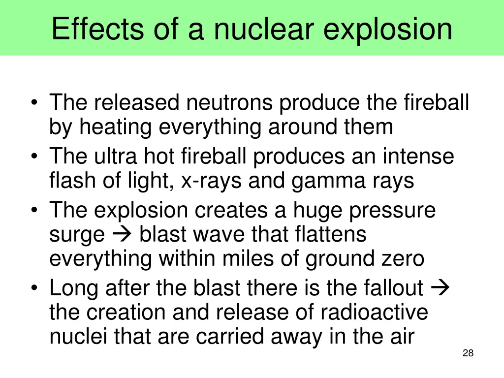 effects of a nuclear explosion