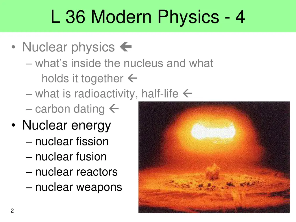 l 36 modern physics 4