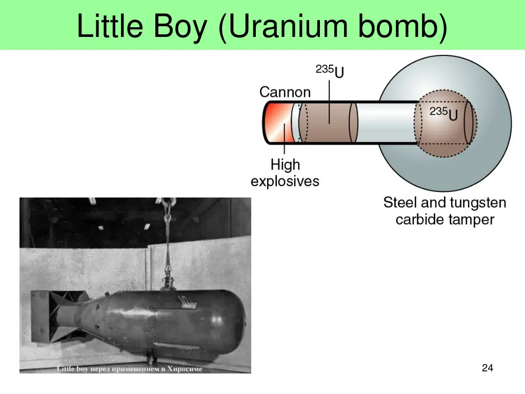 little boy uranium bomb