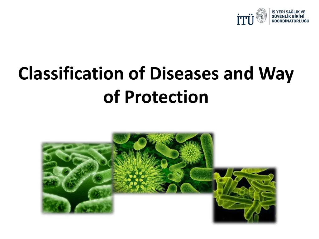 classification of diseases and way of protection