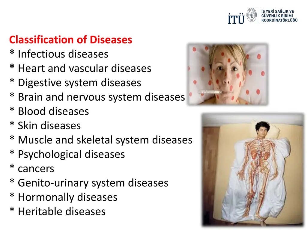 classification of diseases infectious diseases