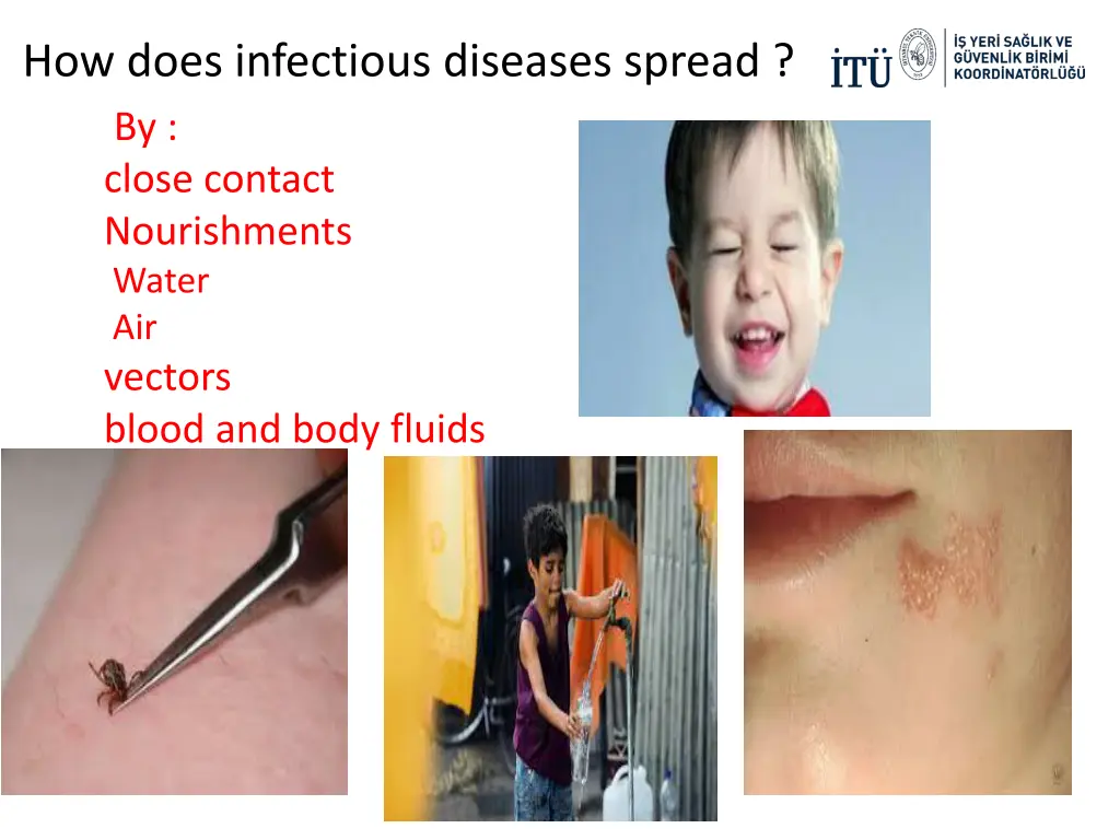 how does infectious diseases spread