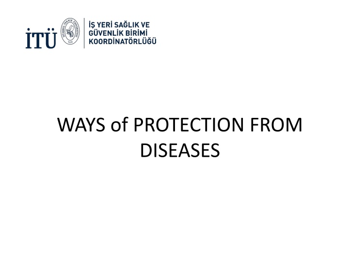 ways of protection from diseases