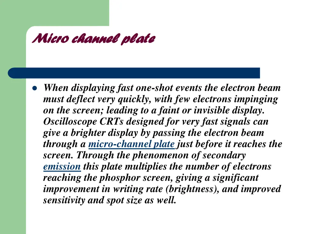 micro channel plate micro channel plate