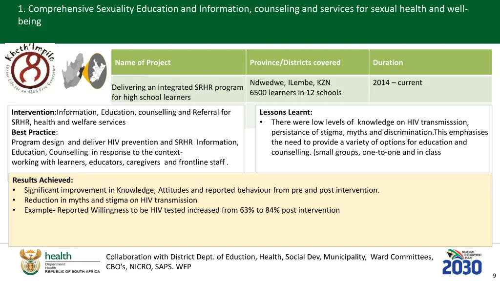 1 comprehensive sexuality education