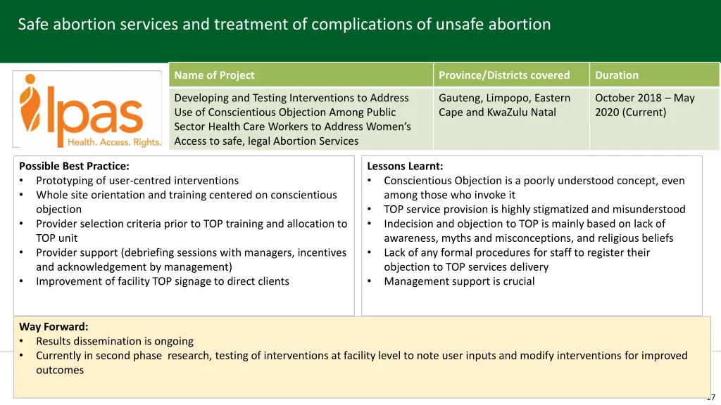 safe abortion services and treatment 1