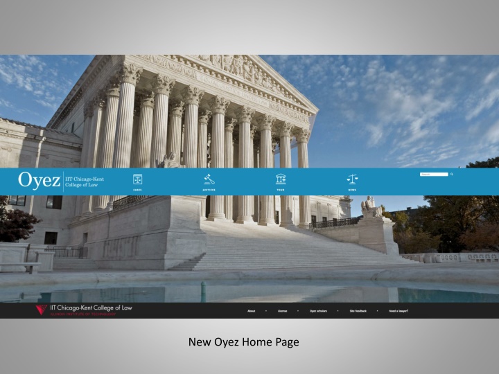 new oyez home page