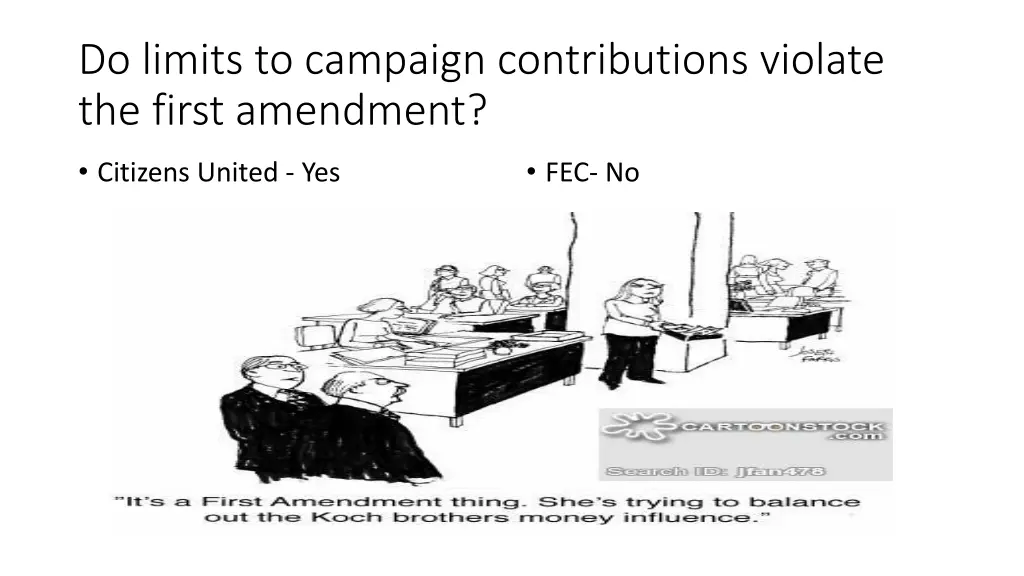 do limits to campaign contributions violate