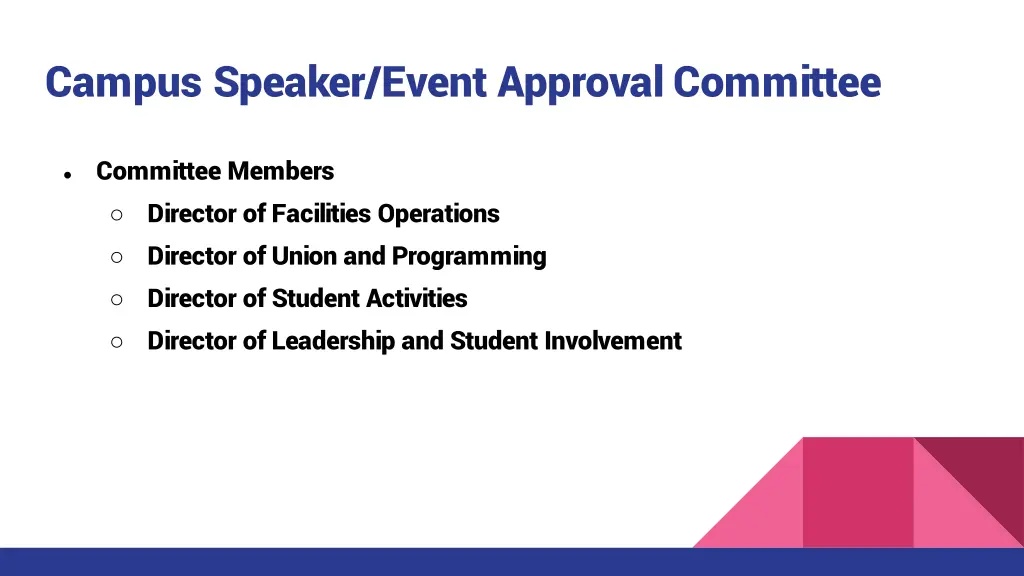 campus speaker event approval committee 1