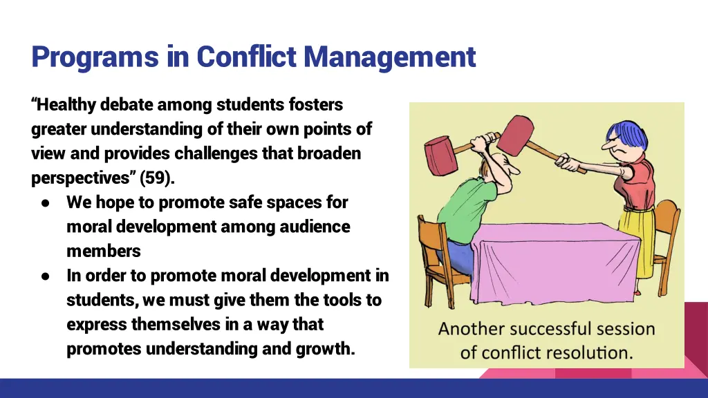 programs in conflict management