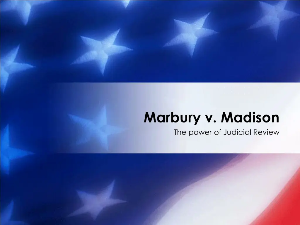 marbury v madison