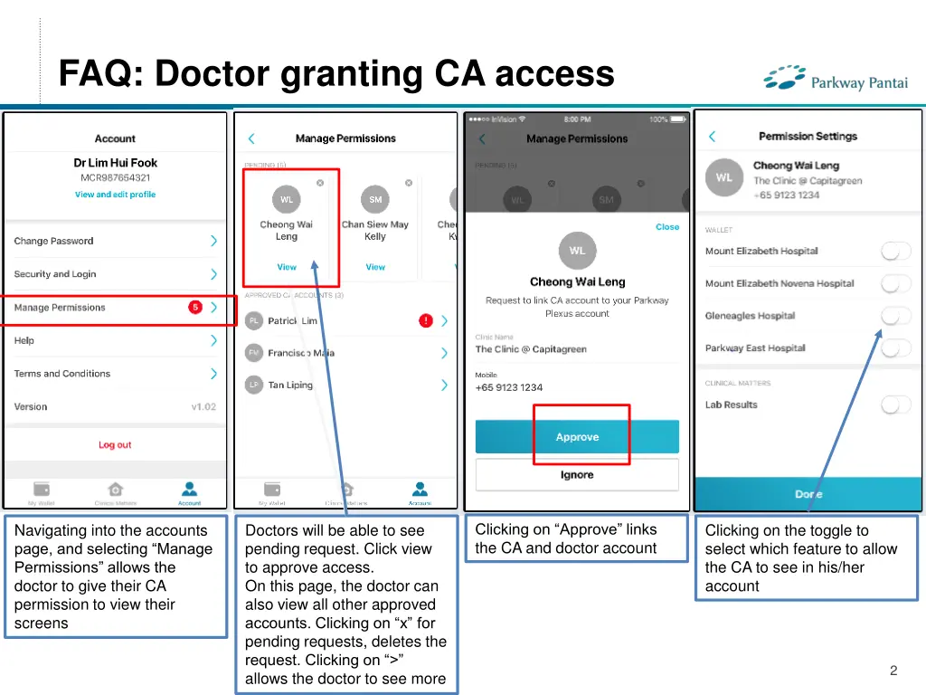 faq doctor granting ca access