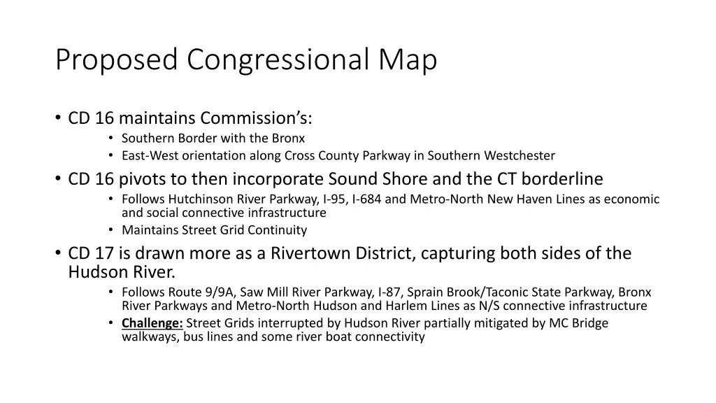 proposed congressional map