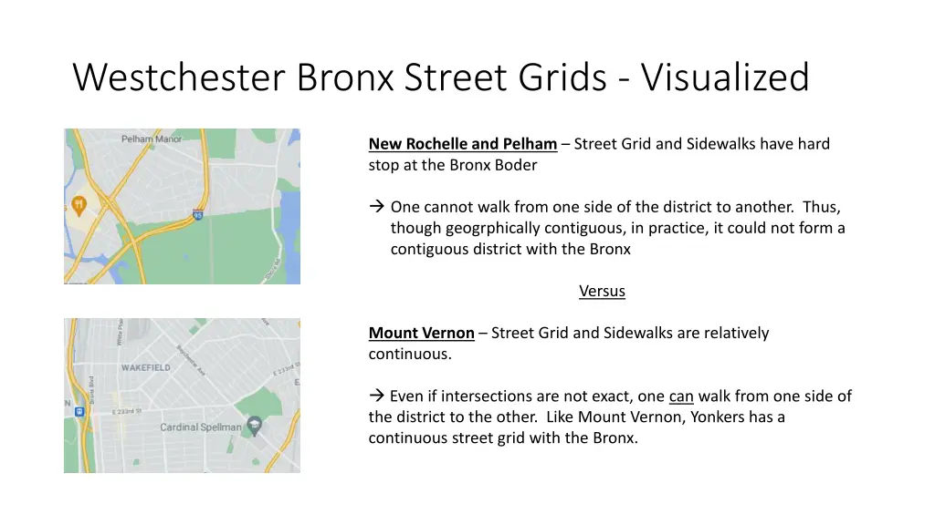 westchester bronx street grids visualized