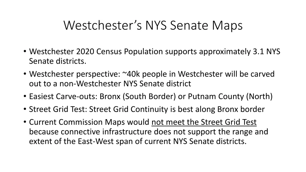 westchester s nys senate maps