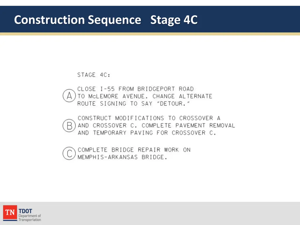 construction sequence stage 4c